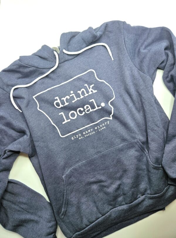 Drink Local Hoodie (white design)
