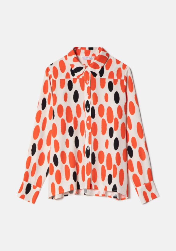 Almond Polka Dot Long Sleeve