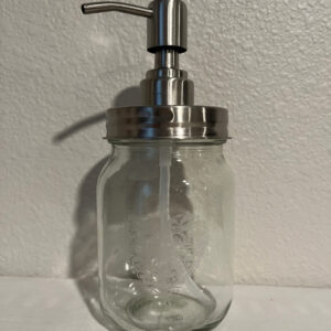Glass Etched Soap/Lotion Dispenser Item #3005