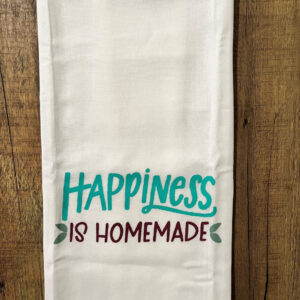 Happiness Flour Sack Kitchen Towel  Item #3043