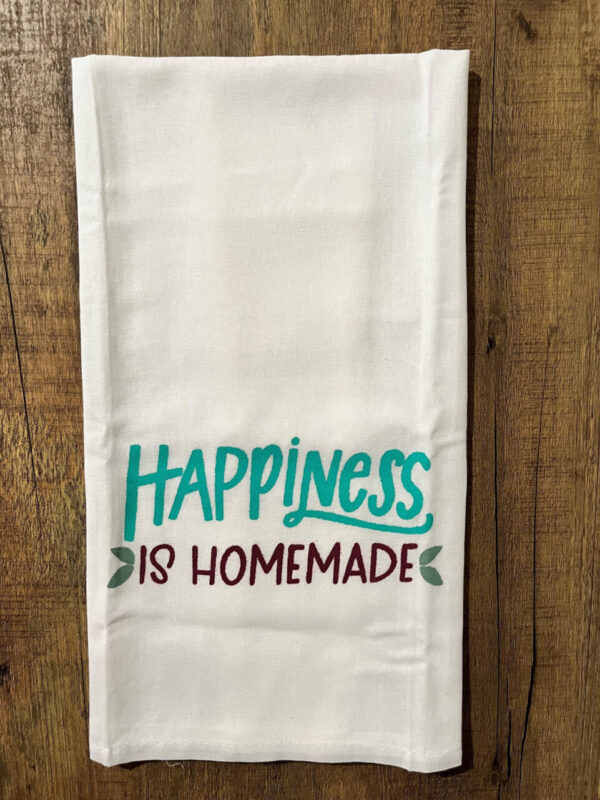 Happiness Flour Sack Kitchen Towel  Item #3043