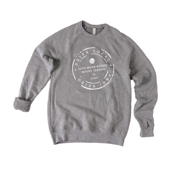Drink Local Crew Neck Sweatshirt (Black Design)