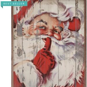 Santa be Quiet – Kendrick Home Wood Sign