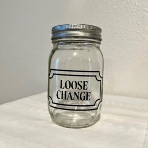 Change Jar- Loose Change  Item #3813