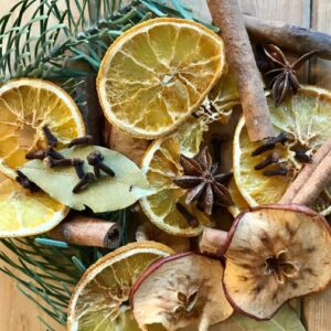 5 Single Simmer Bags – Harvest Spice Stovetop Potpourri – Autumn Blend