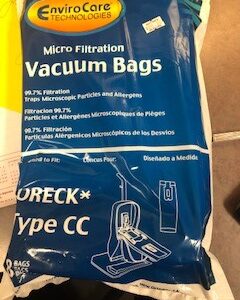 Oreck Vacuum Bags Type CC