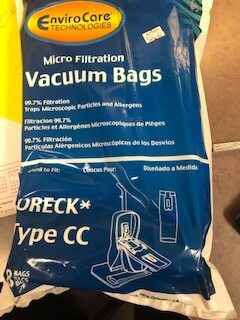 Oreck Vacuum Bags Type CC
