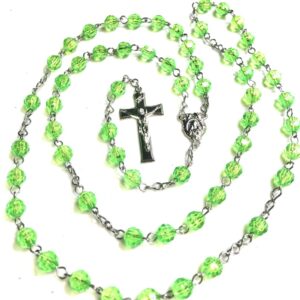 Handmade Lime Green Rosary