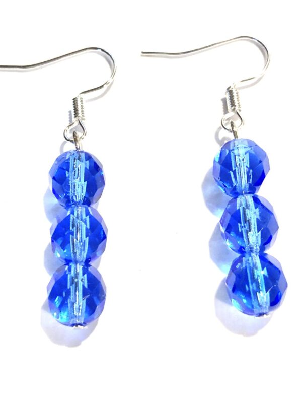 Handmade Blue Sapphire Earrings