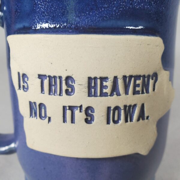 Is This Heaven Violet Navy Mug