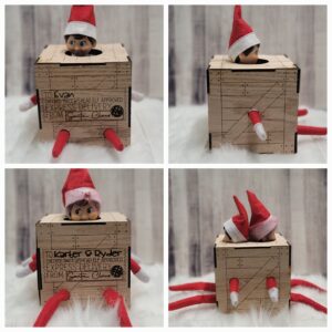 Personalized Elf Shipping Crates