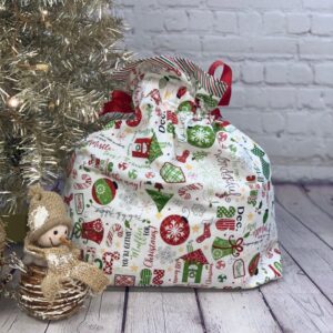 Medium Reusable Christmas Gift Bag