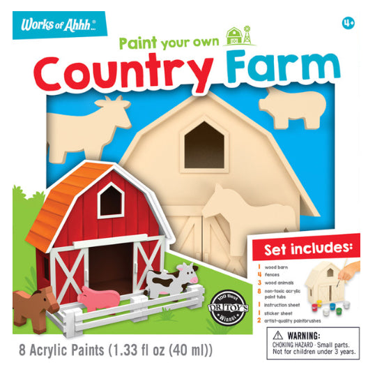 Paint Your Own Country Farm