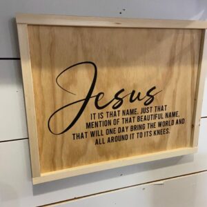 Jesus it is the Name