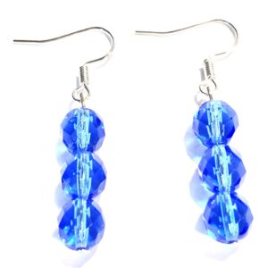Handmade Blue Sapphire Earrings