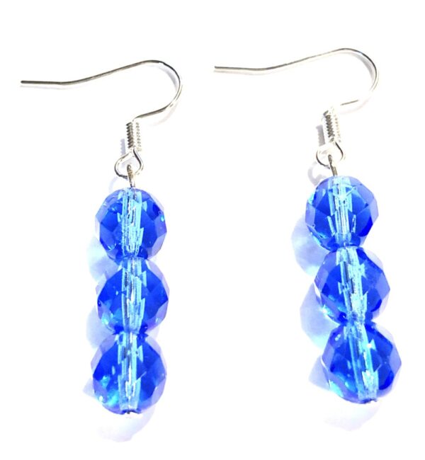 Handmade Blue Sapphire Earrings
