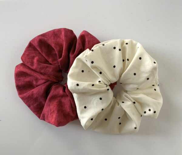 Set of 2 Large Holiday Scrunchies