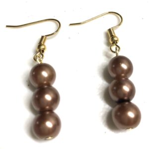 Handmade Brown Earrings