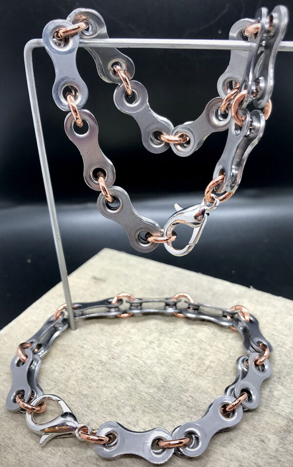 Double Chain Link Bracelet – Copper
