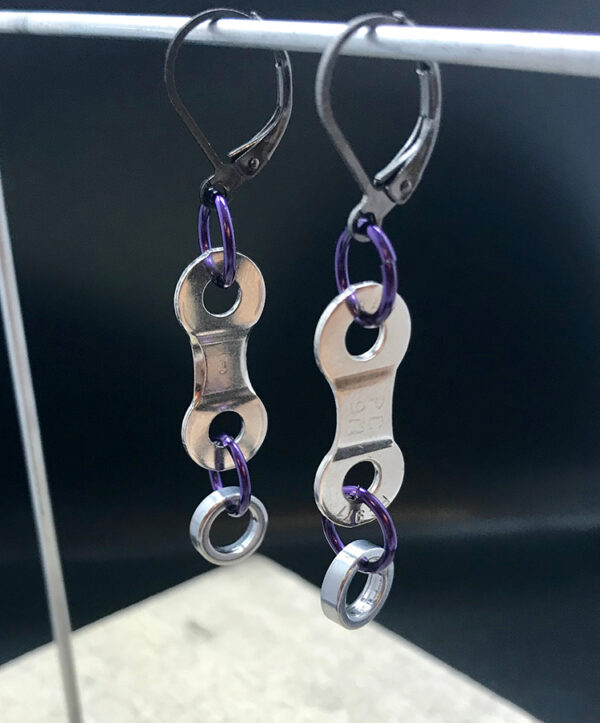 Ruth – Purple Earrings