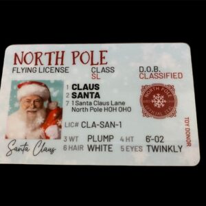 Santa’s Lost Flying License Packaged