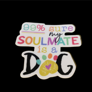 Dog Soulmate Vinyl Sticker