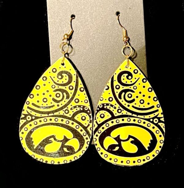 Iowa Hawkeye Earrings
