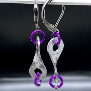 Twist – Purple Earrings