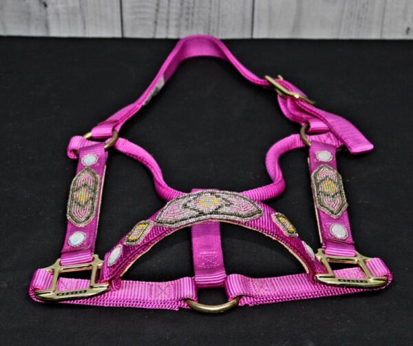 Handbeaded Native American Nylon Horse Halter