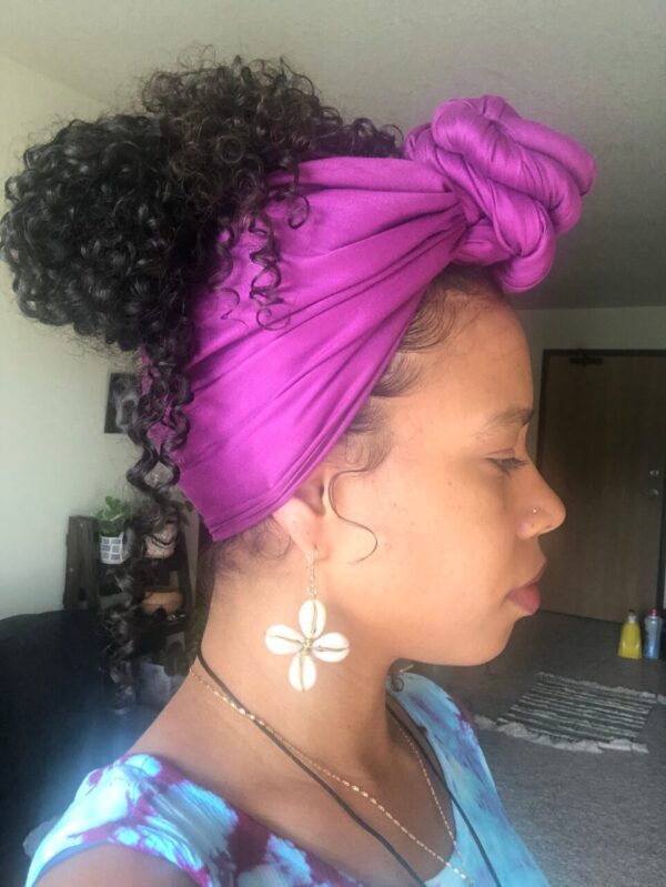 African Crowrie Shell Earrings