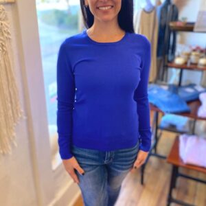 Teresa Knit Pullover Royal Blue