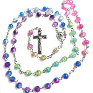 Handmade Multicolor Rosary