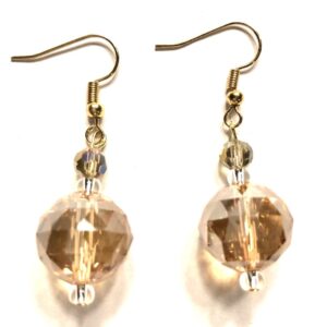 Handmade Champagne/ Gold Earrings