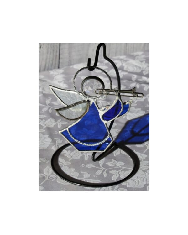 Angel Stained Glass Ornament