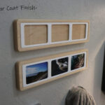 Multi Photo Collage Frames, Maple, 3 Slot Wallet Size