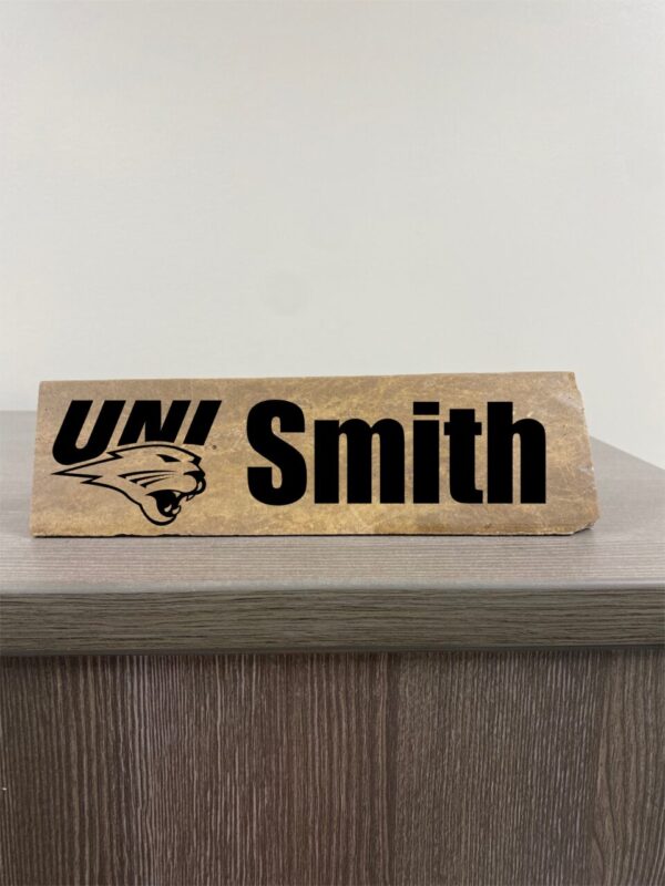 University of Northern Iowa Panthers Desk Nameplate