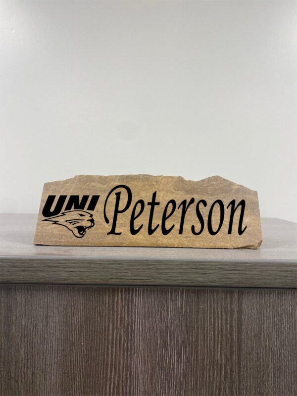 University of Northern Iowa Panthers Desk Nameplate