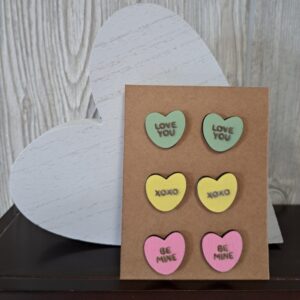 Candy Hearts Earring Set