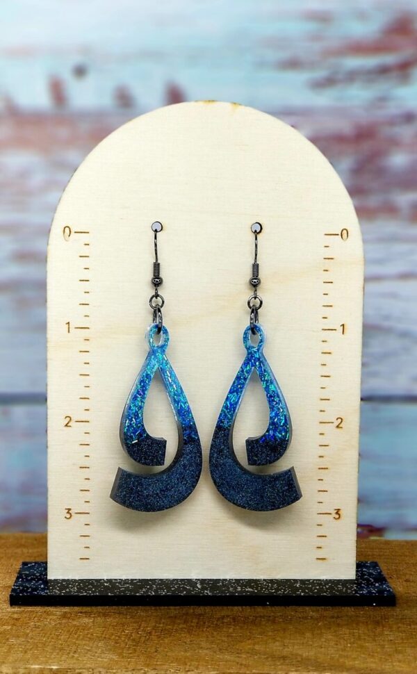 Black and Turquoise Earrings