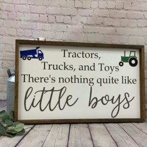Tractors Trucks ad Toys There’s Nothing Quite Like Little Boys
