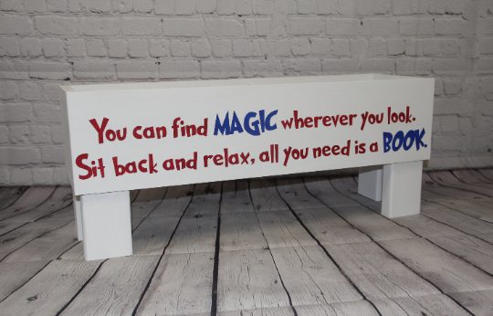 You Can Find Magic Dr. Suess Book Bin | Children’s Book Box | Children’s Bookcase | Nursery Book Storage | Nursery Decor | Baby Shower Gift