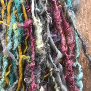 Luna Fae  – colorful mixty yarn, 25 yards