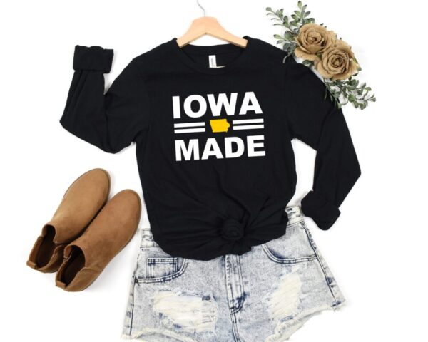 Iowa Made Youth And Adult Long Sleeve Tshirt