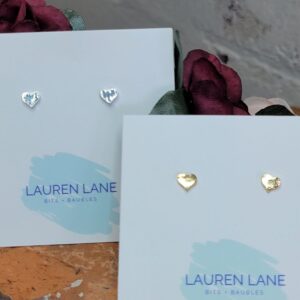 Heart Studs – Gold