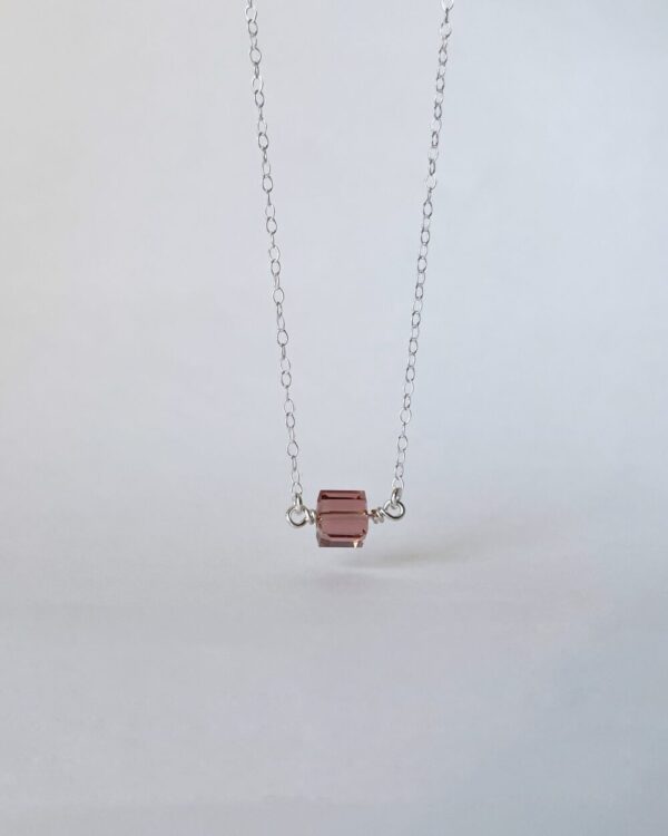 Crystal Cube Necklace
