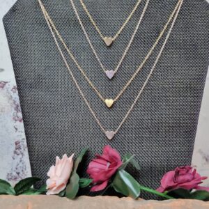 Mini Heart Necklace – Gold