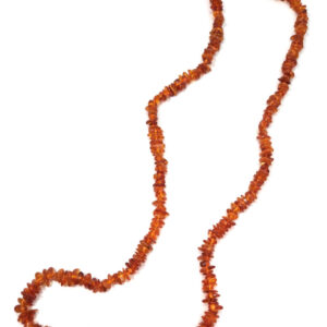 Baltic Amber Gemstone Beaded Long 30 Inch Necklace
