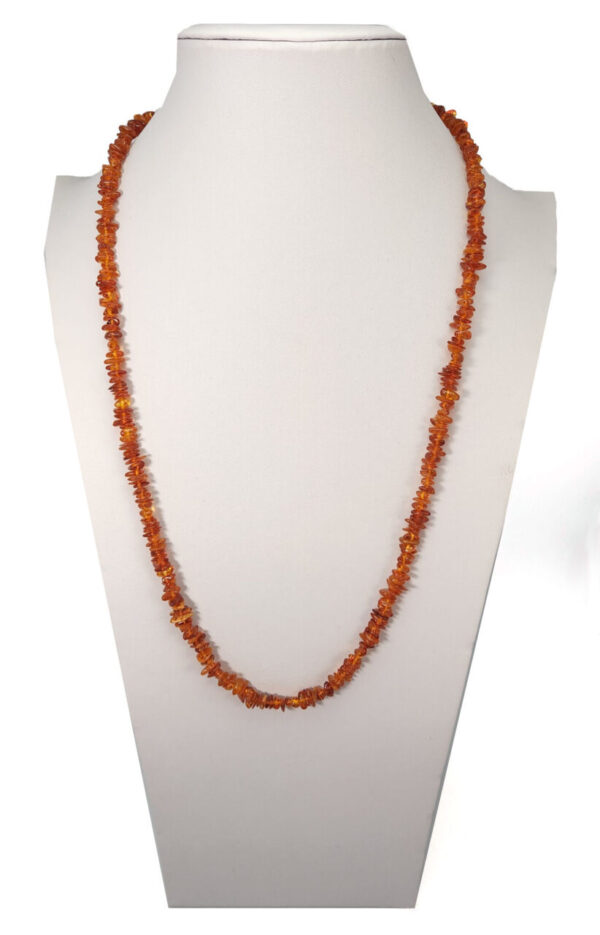 Baltic Amber Gemstone Beaded Long 30 Inch Necklace