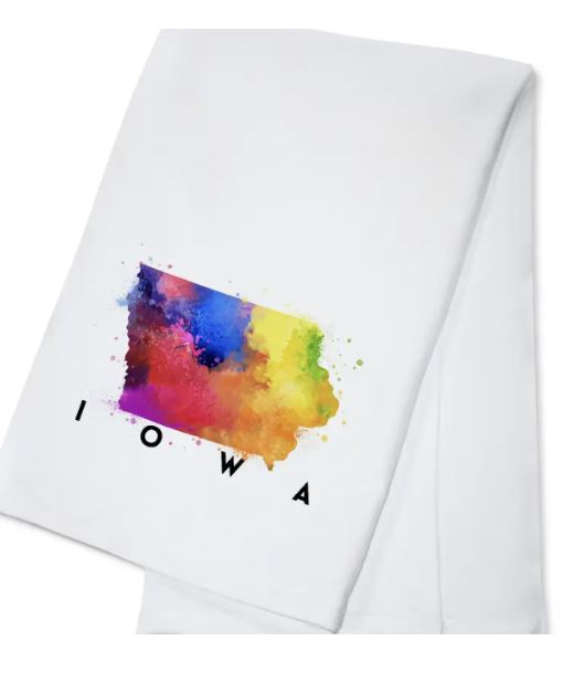 Dishtowel: Iowa Watercolor