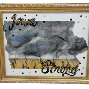 “Iowa Strong” Original Watercolor Painting